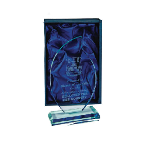 Jade Glass Award 22cm