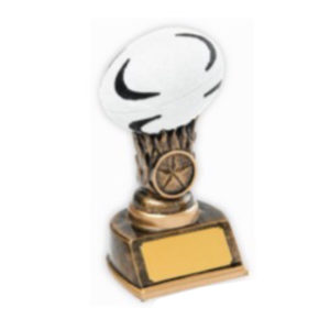 Rugby Ball Award Trophy